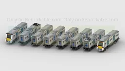 Class 700 Desiro City 8-Carriage EMU Train In Thameslink Livery