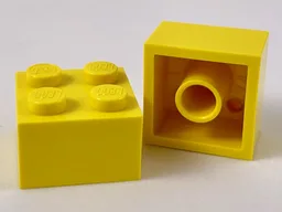 Brick 2 x 2 without Inside Ridges / Yellow