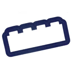 Sticker, Basketball Experience, Brick Outline - Purple / [No Color/Any Color]