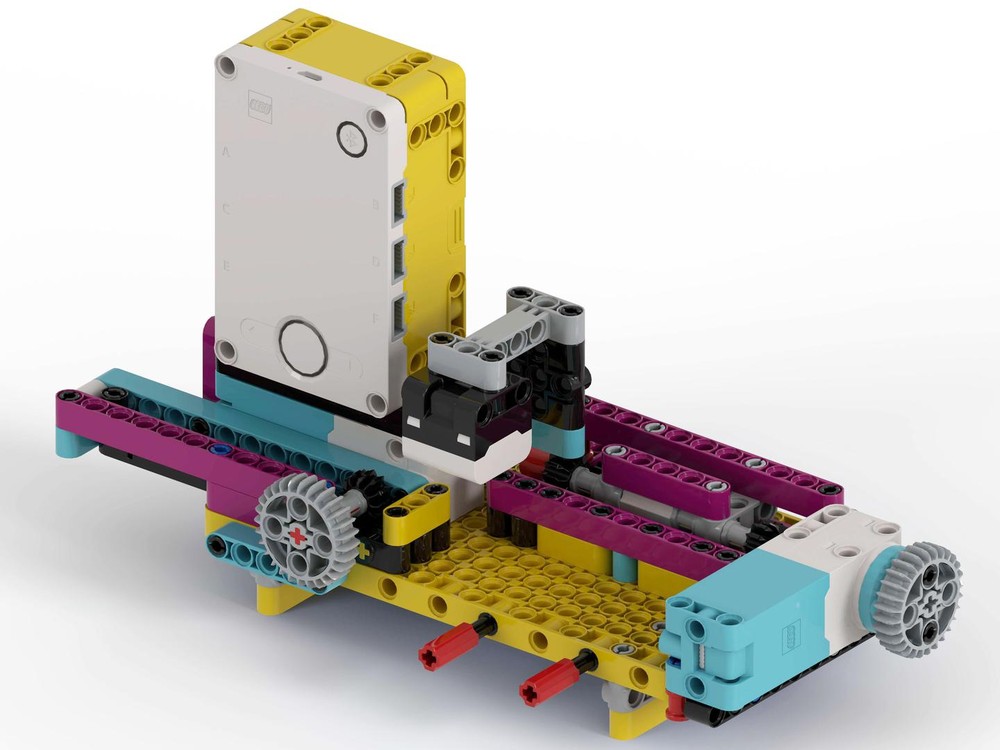 Lego Linear brick sorter - Spike Prime STEM lesson material