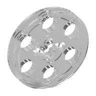 Technic Wedge Belt Wheel [aka Pulley] / Trans-Clear