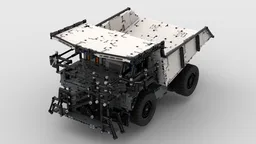 RC Mining Dump Truck white, Muldenkipper