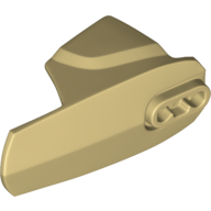 Lego Large Figure Limb Cover, Size 6, Armor with Ball Joint Socket / Tan