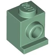 Brick Special 1 x 1 with Headlight / Sand Green
