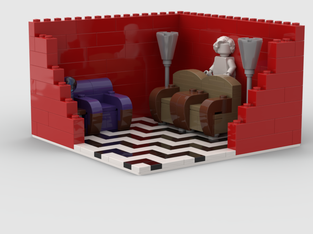 Lego The Black Lodge (Waiting Room) from Twin Peaks