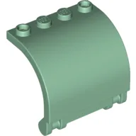 Panel 3 x 4 x 3 Curved / Sand Green