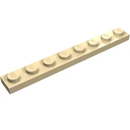 Plate 1 x 8 / Tan