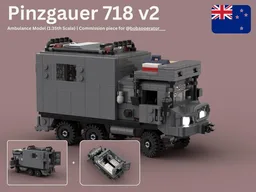 Pinzgauer 718 6x6 (1:35th Scale) |Ambulance Model
