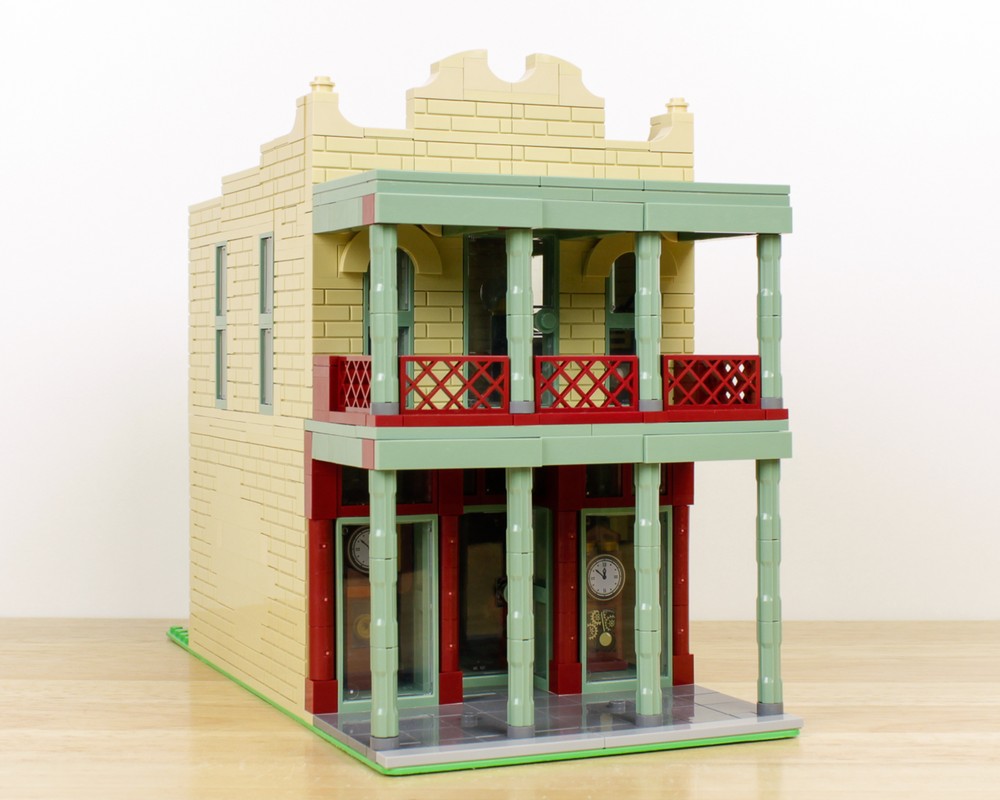 Lego Old Clock Store w/ Balcony