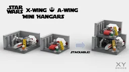 XWing and A-Wing Mini Hangars