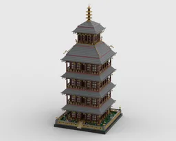 Modular Japanese Pagoda