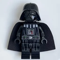 Darth Vader, White Skin, 50231 Cape, Robe Hem and Stripes on Legs, Plain Arms