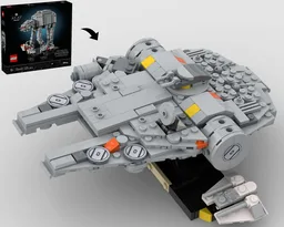 Millennium-Falcon Midi Scale – Alternate Build of 75440 AT-AT