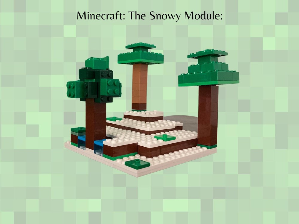 Lego Minecraft: The Snowy Taiga Module