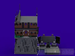 The Wayne Manor and Bat-Cave (2006 Alternate Build of 7783 and 7785)