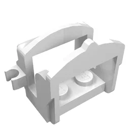 Animal / Creature Accessory, Saddle [One Clip] / White