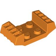 Lego Plate Special 2 x 2 with Grills / Orange