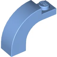 Brick Arch 1 x 3 x 2 Curved Top / Medium Blue