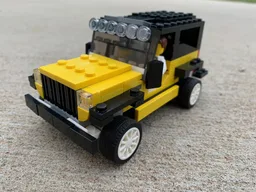 76897 Yellow Jeep Wrangler