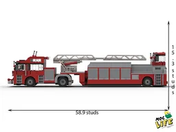 Tiller fire engine