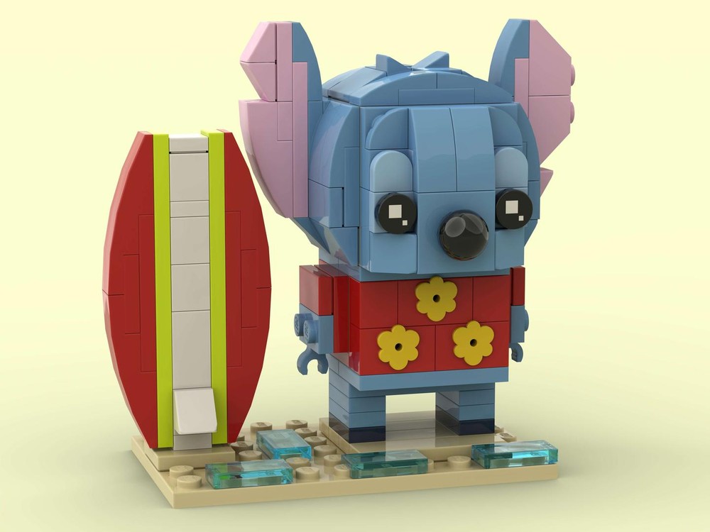 Lego Stitch (Surf's Up Edition)
