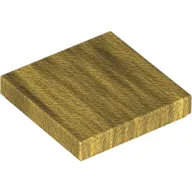 Tile 2 x 2 with Groove / Pearl Gold