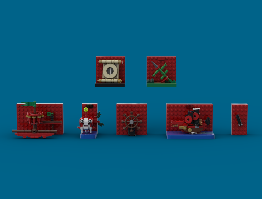 Lego Modular Bazaar Cards - Vanessa Items