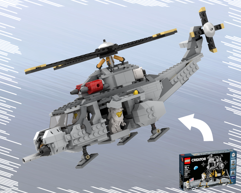 Lego Helicopter | 10266 NASA Apollo 11 Lunar Lander alt-build