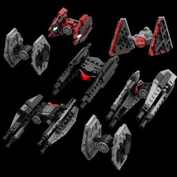 First Order TIE Starfighter Mega Pack - 1:144