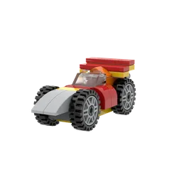 10696: Small Race Car (Red)