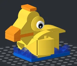 Rubber Duck in Water