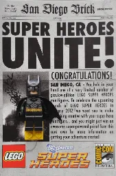 Super Heroes Unite - Batman - San Diego Comic-Con 2011 Exclusive