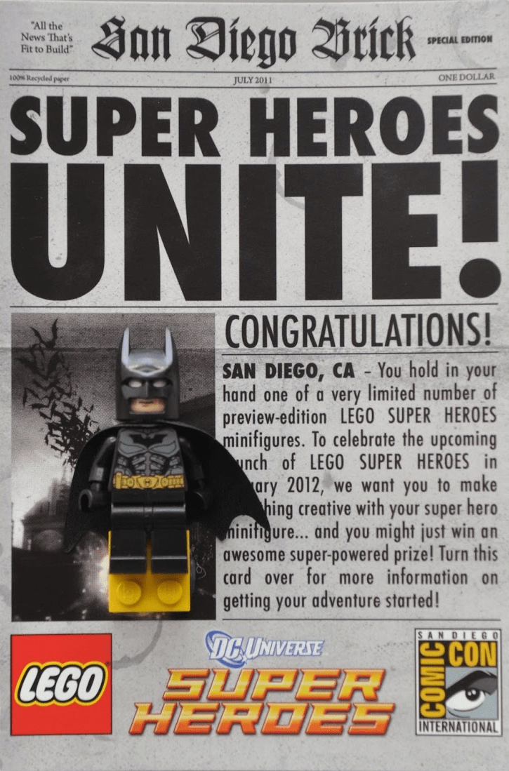 Lego Super Heroes Unite - Batman - San Diego Comic-Con 2011 Exclusive