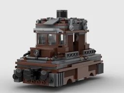 old-fashioned lego steam train
