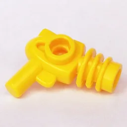 Weapon Gun Ray / Sci Fi - Rounded Heat Diffusers / Yellow