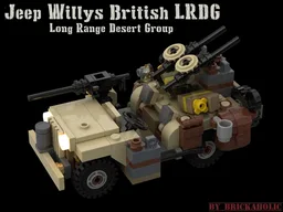 BRITISH S.A.S JEEP WILLYS LRDG (Long Range Desert Group)