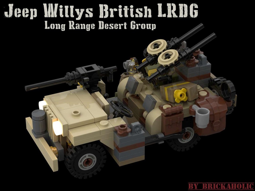 Lego BRITISH S.A.S JEEP WILLYS LRDG (Long Range Desert Group)