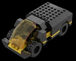 10355 Blacktron Renegade Cargo Rover