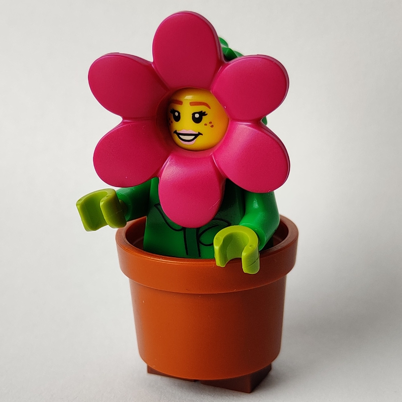 Lego Flowerpot Girl