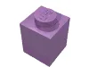 Brick 1 x 1 / Medium Lavender