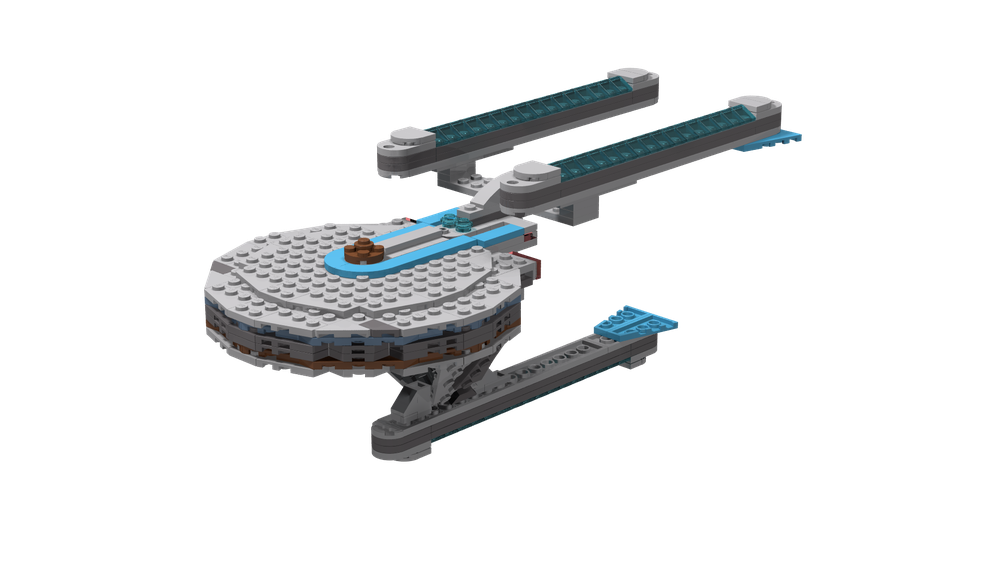 Lego USS Hutzel Kitbashed Starship