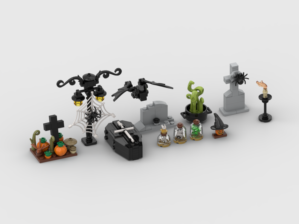 Lego Halloween elements