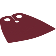 Lego Neckwear Cape, Standard [Spongy Stretchable Fabric] / Dark Red