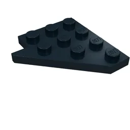 Wedge Plate 4 x 4 Wing Right / Black