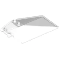 Windscreen 8 x 4 x 2 with Handle and 2 Studs [Hollow Studs] [Plain]