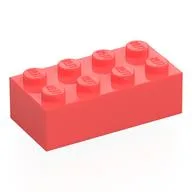 Brick 2 x 4 / Coral