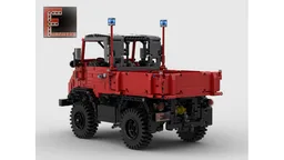 Unimog U411 fire engine with trailer