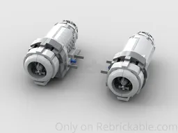 75292 Razor Crest - modified engines (FREE)