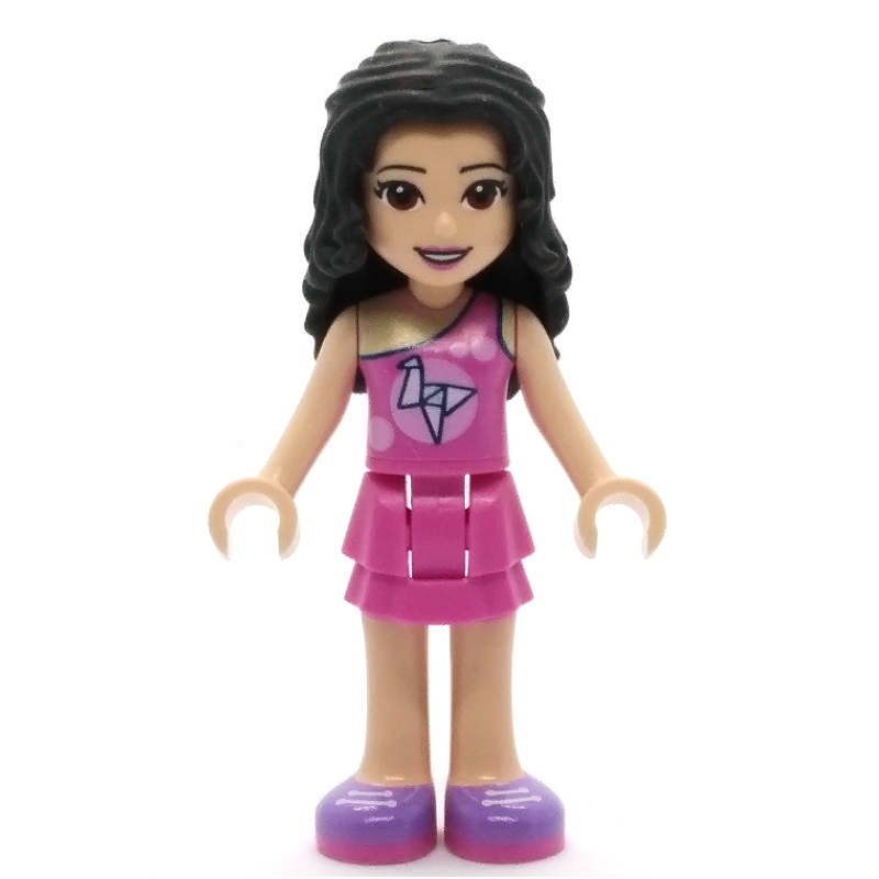 Lego Emma - Dark Pink Top, Dark Pink Skirt
