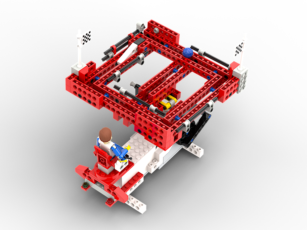 Lego Square Marble track - Technic & boost move